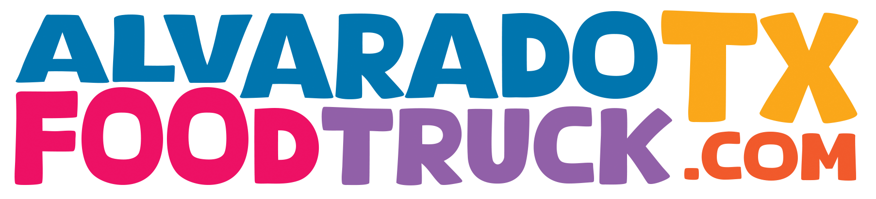 Logo for Alvarado, TX Food Truck: blue 